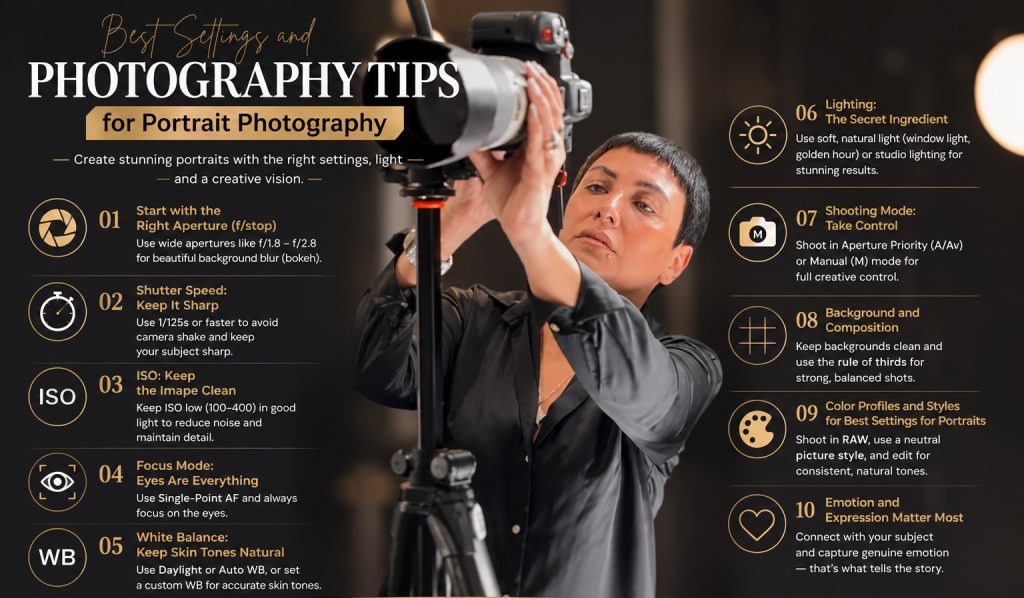 best settings for portraits