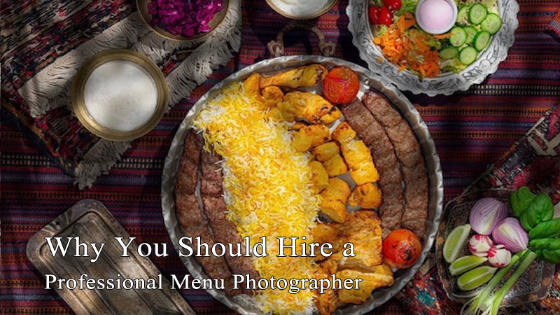 Professional Menu Photographer